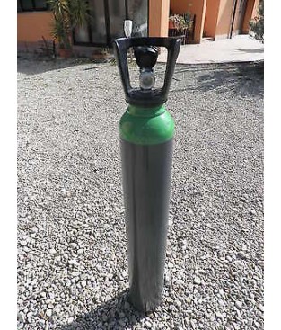 Bombola Aria Compressa  7  Litri per Armi PCP Attacco Din 300 - 450 bar