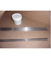 Kit Brasatura per alluminio completo di barrette e disossidante